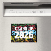 楽しい「Senior Class Of 2026」マグネット マグネット (インサイチュ (食洗機))