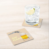楽しい“Sip Happens” コースター (インサイチュ)