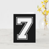 楽しい Six Seven 6 7 ミーム デザイン カード (黄色い花)