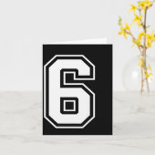 楽しい Six Seven 6 7 ミーム デザイン カード (黄色い花)