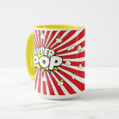 楽しい SUPER POP! お父さんユーモアが詰まった「コーンフル」(駄洒落意図) マグカップ (正面左)