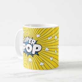 楽しい SUPER POP! ポップコーンの駄洒落 | コミック・ポップアート コーヒーマグカップ