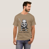 楽しい「'Tism M'Lord」のおかしな中世の騎士 Tシャツ (正面フル)