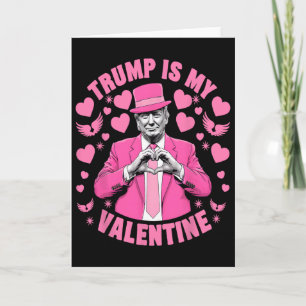 楽しい Trump Is My Valentine トランプ バレンタインデー M カード