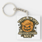 楽しい“Trumpkin Spice & Everything Nice”ハロウィン キーホルダー (正面)