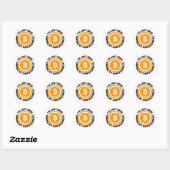 楽しいBitcoin 私のビジネスは自分でマイニング Crypto ラウンドシール (シート)