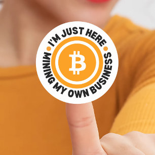 楽しいBitcoin 私のビジネスは自分でマイニング Crypto ラウンドシール