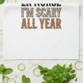 楽しいER看護師ハロウィーン怖い一年中Tシャツデザイン キッチンタオル (折り畳み)