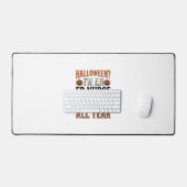 楽しいER看護師ハロウィーン怖い一年中Tシャツデザイン デスクマット (キーボード&マウス)