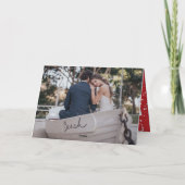 楽しいEver シンプル Afterス写結婚真 シーズンカード (裏面)