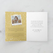 楽しいEver After金ゴールドカーリースクリプト結婚写真 シーズンカード (内部)