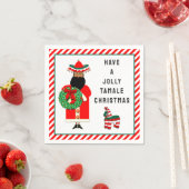 楽しいFeliz Navidadパーティー スタンダードカクテルナプキン (インサイチュ)