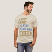 楽しいHodl暗号通貨ビットコインロゴ前後Tシャツ Tシャツ (正面フル)