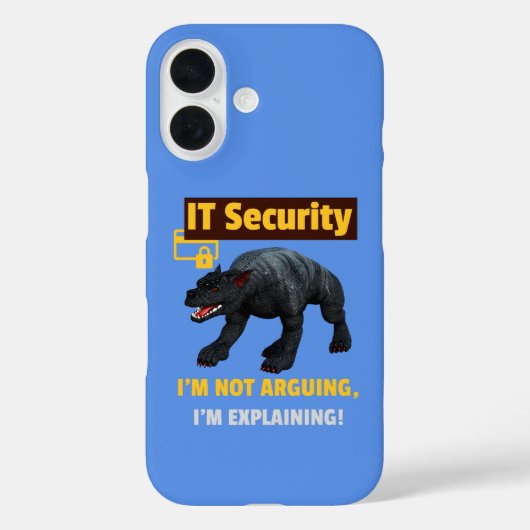 楽しいITセキュリティの技術ユーモアデザイン Case-Mate iPhoneケース (裏面)