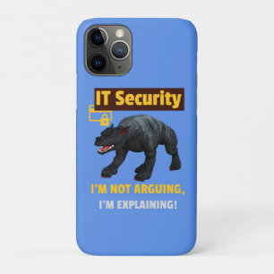 楽しいITセキュリティの技術ユーモアデザイン iPhone 11 PROケース