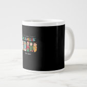 楽しいNICU看護師感謝クリスマスギフト ジャンボコーヒーマグカップ (正面右)