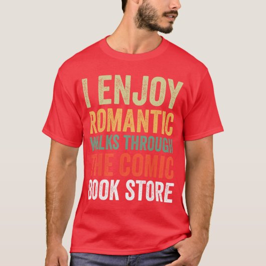 楽しいRomcウォークスルー漫画本屋さん Tシャツ (正面)