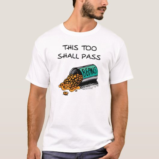 楽しいTシャツ これもいずれは過ぎ去る Tシャツ (正面)