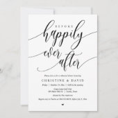 楽しくずっと後に,リハーサルのディナー 招待状 (正面)