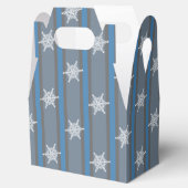 楽しくておしゃれな雪の結晶 フェイバーボックス (オープン)