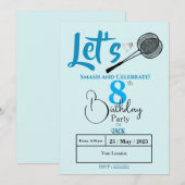 楽しくてアクティブに！ 招待状 (正面/裏面)