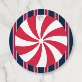 楽しくてゴージャスなペッパーミントキャンディー フェイバータグ