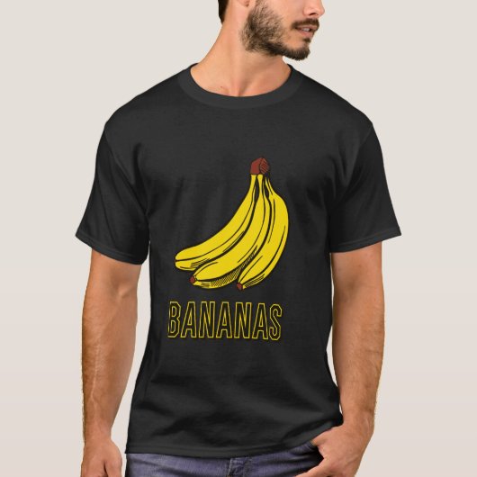 楽しくて変わったバナナ愛好家 Tシャツ (正面)