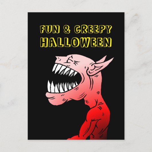 楽しくて怖いハロウィンポストカード シーズンポストカード (正面)