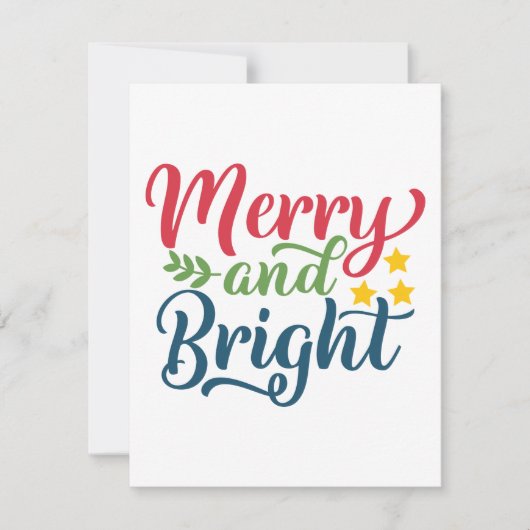 楽しくて明るい シーズンカード (正面)