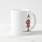 楽しくないサンタ ジャンボコーヒーマグカップ (正面右)