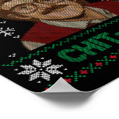 楽しくやろう Chit-mas クリスマス Xmas  ポスター (角)