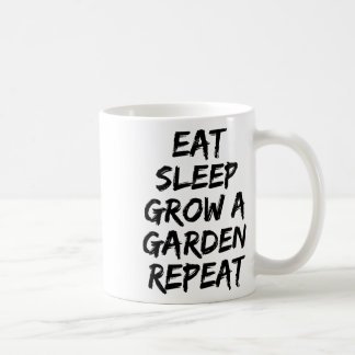 楽しくガーデニング Eat Sleep Grow A Garden Repeat 面白いゲーム 1 コーヒーマグカップ