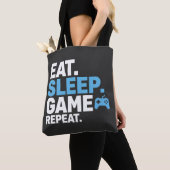 楽しくゲーム三昧!ゲーマーに贈る面白Tシャツ トートバッグ (クローズアップ)