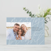 楽しくスケッチされた |ホリモダンデーフォトカード シーズンカード (スタンド正面)