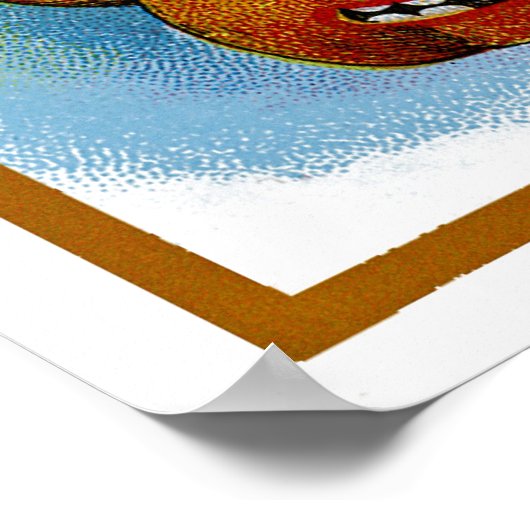 楽しくハロウィンはっきりしたの時を過ごす ポスター (角)