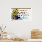 楽しくハロウィンはっきりしたの時を過ごす ポスター (キッチン)