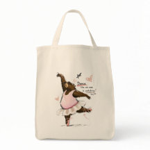楽しくバレエを踊るクマのイラスト Funny Ballet Bear
