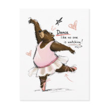 楽しくバレエを踊るクマのイラスト Funny Ballet Bear