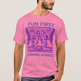 楽しく学ぶがモットーな先生 Tシャツ