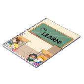 楽しく学ぼう！教室の子供ノート ノートブック (左側)