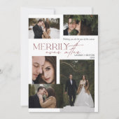 楽しく後に来る赤い緑のタータンチェック シーズンカード (正面)