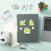 楽しく愛らしい子供用の梨のセット シール (iPadカバー)