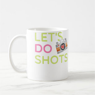 楽しく撮影しよう!女性向けフォトグラフィーTシャツ G コーヒーマグカップ