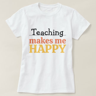 楽しく教えるモダンカラー引用符 Tシャツ
