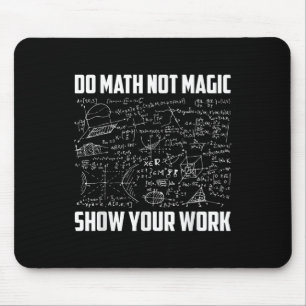 楽しく数学を マジックではなく 面白い数学の先生のバック・トゥ・スクール マウスパッド