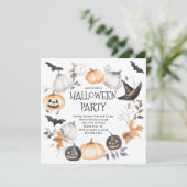 楽しく楽しいハロウィーンパーティー 招待状 (スタンド正面)