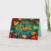 楽しく楽しモダンカラフルむ カード (正面)