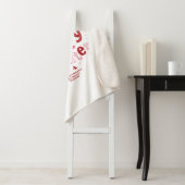 楽しく笑いパーソナライズされたを結婚愛す シェルパブランケット (インサイチュ)