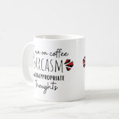 楽しく走る コーヒーマグカップ (正面左)