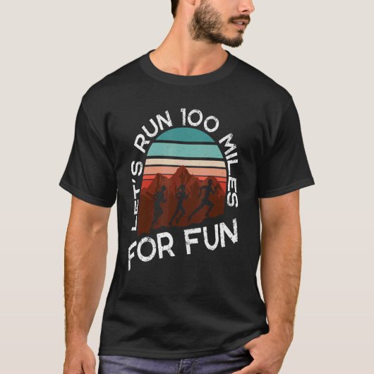 楽しく走ろう100マイル Tシャツ (正面)